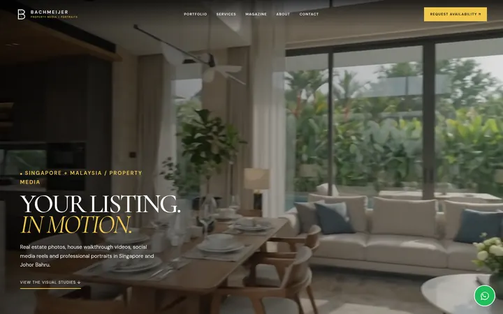 Homepage of the Bachmeijer property media website